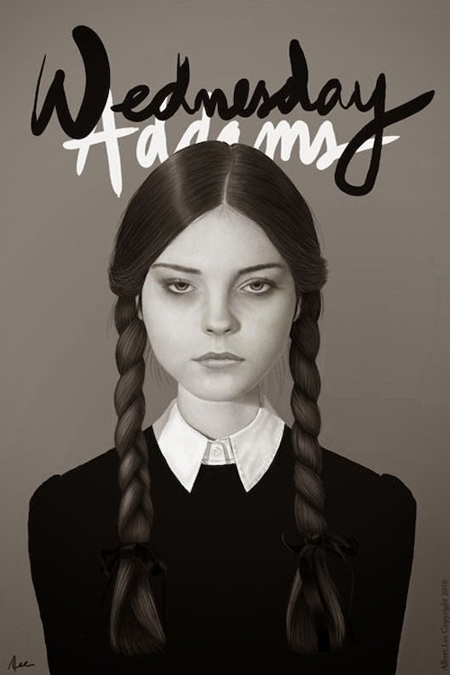 Adult Wednesday Addams